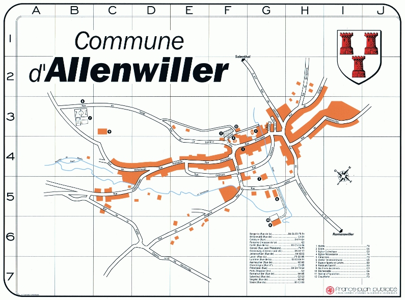 plan d'Allenwiller